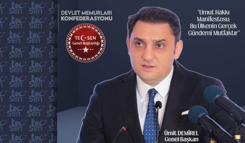 “Umut Hakkı Manifestosu: Bu Ülkenin Gerçek Gündemi Mutfaktır”