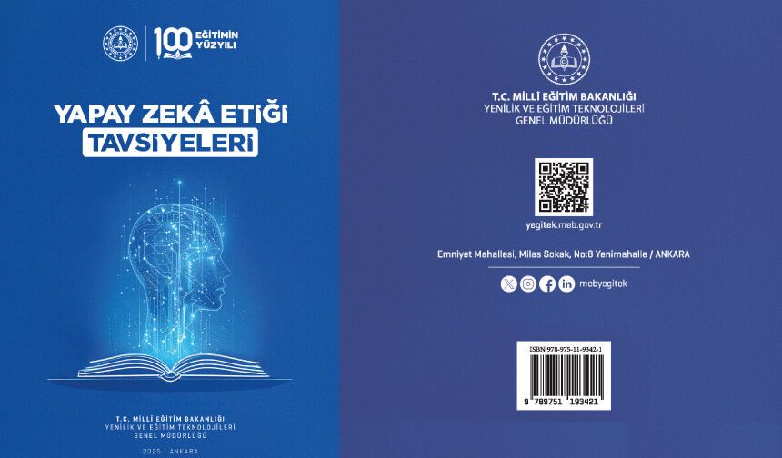 Yapay Zeka Etiği Tavsiyeleri kitapçığı