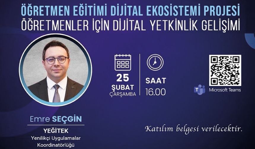 Öğretmenler İçin Dijital Yetkinlik Gelişimi