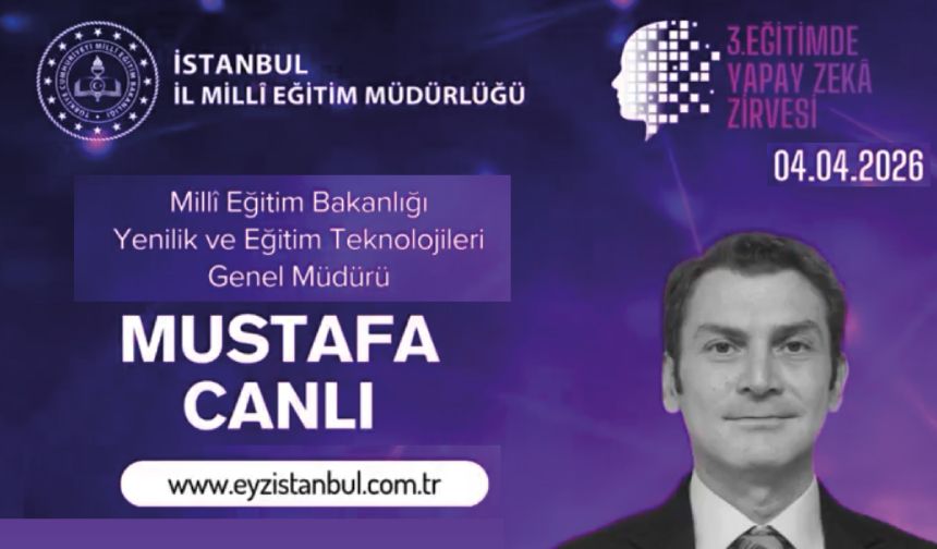 Mustafa Canlı, III. Eğitimde Yapay Zekâ Zirvesi’nde Liderler Oturumu panelinde
