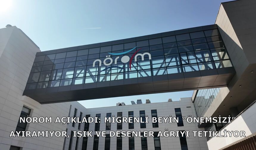 NÖROM açıkladı: Migrenli beyin “önemsizi” ayıramıyor, ışık ve desenler ağrıyı tetikliyor