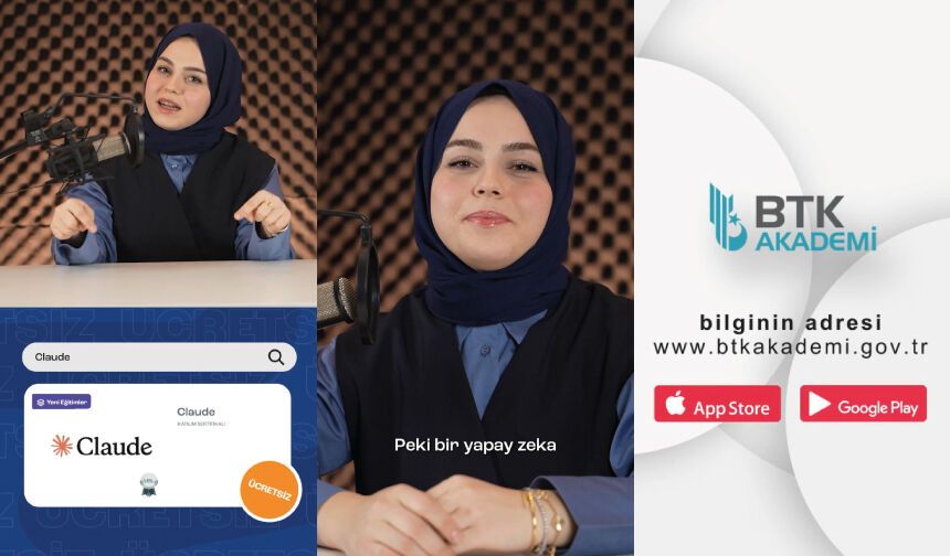 Claude eğitimi şimdi BTK Akademi’de yayında!