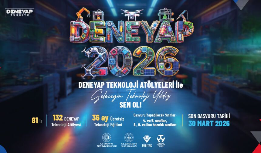 DENEYAP Teknoloji Atölyeleri’nde Geleceğin Teknoloji Yıldızları için Başvurular Devam Ediyor!