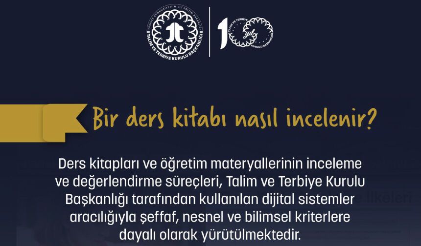 Ders kitapları nasıl inceleniyor?