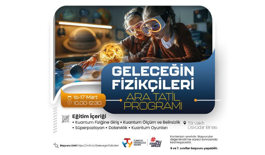 “Geleceğin Fizikçileri Ara Tatil Programı” Başlıyor!