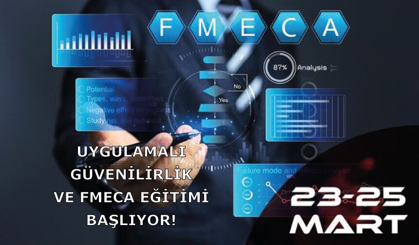 Uygulamalı Güvenilirlik ve FMECA Eğitimi Başlıyor!