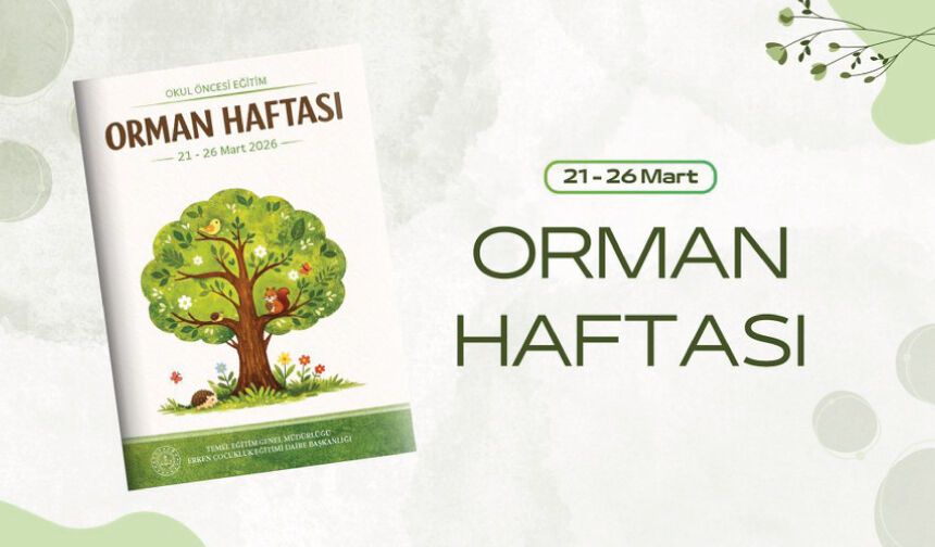 Okul Öncesine Yönelik Hazırlanan “Orman Haftası Etkinlik Takvimi”, Öğretmenlerin Erişimine Sunuldu