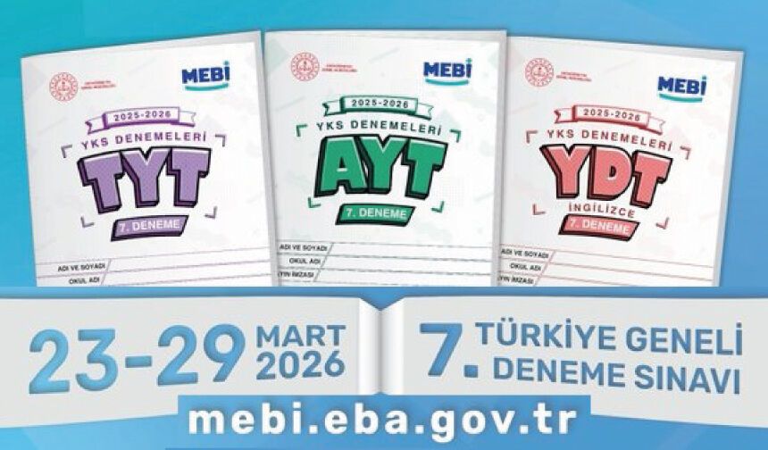 Türkiye Geneli 7. Deneme Sınavı başlıyor