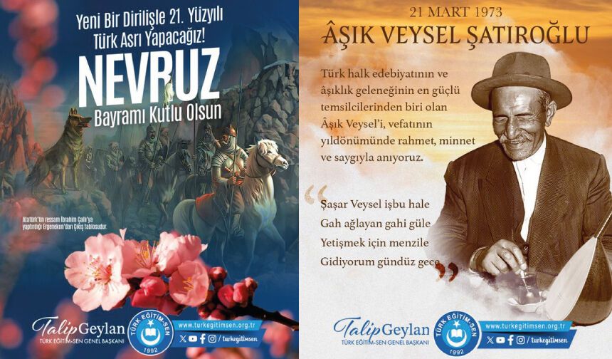 Türküz Türkü Çığırırız  Türk’ün bayramı; NEVRUZ KUTLU OLSUN!
