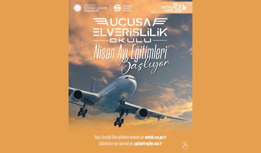 Uçuşa Elverişlilik Okulu Nisan Ayı Eğitimleri Başlıyor!