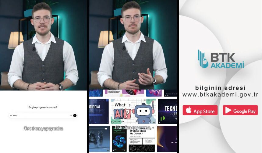 Ücretsiz Üretken Yapay Zekâ ile Sunum Hazırlama Eğitimi BTK Akademi’de sizi bekliyor