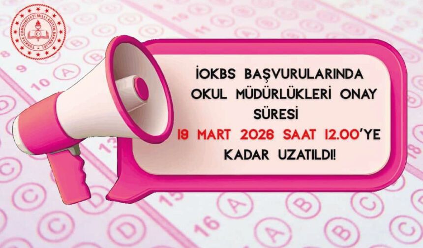 ı Bursluluk Sınavı başvurularına ilişkin onay işlemleri uzatıldı