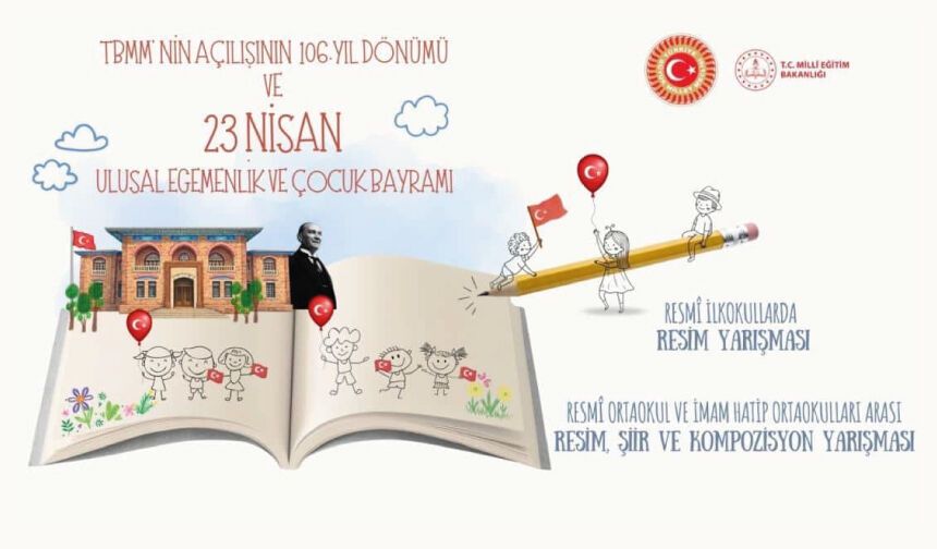 23 Nisan Ulusal Egemenlik ve Çocuk Bayramı kapsamında düzenlenen yarışmalar sonuçland