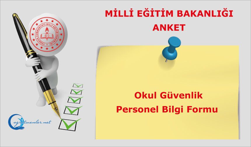 Okul Güvenlik Personel Bilgi Formu