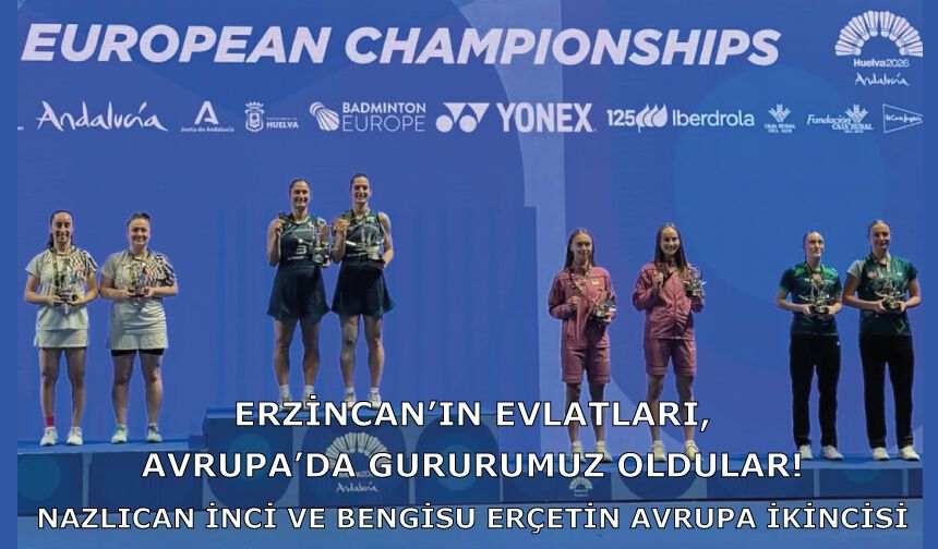 Nazlıcan İnci ve Bengisu Erçetin Avrupa İkincisi
