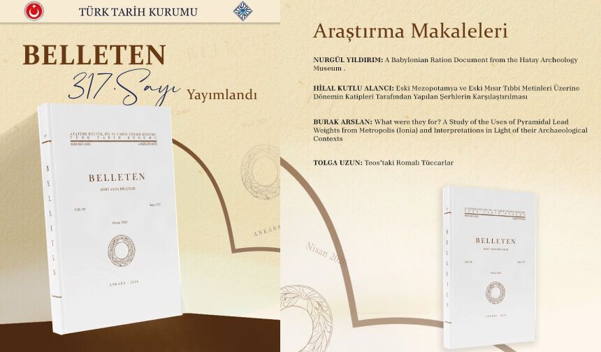 Belleten dergisinin yeni sayısı çıktı!