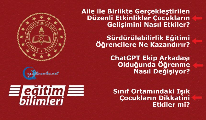 Eğitim Bilimleri Araştırma Sonuçları 16