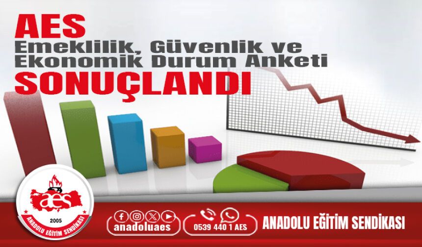 Öğretmenlerin Emeklilik, Ekonomik Durum, Güvenlik Anketi" Sonuçları Açıklandı