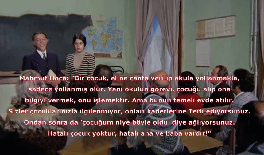 Hatalı çocuk yoktur, hatalı ana ve baba vardır!