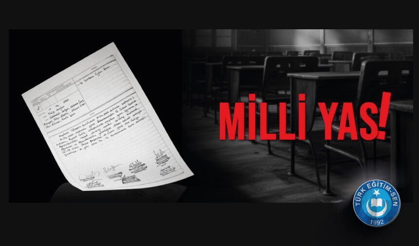 Milli Yas İlan Edilmelidir!