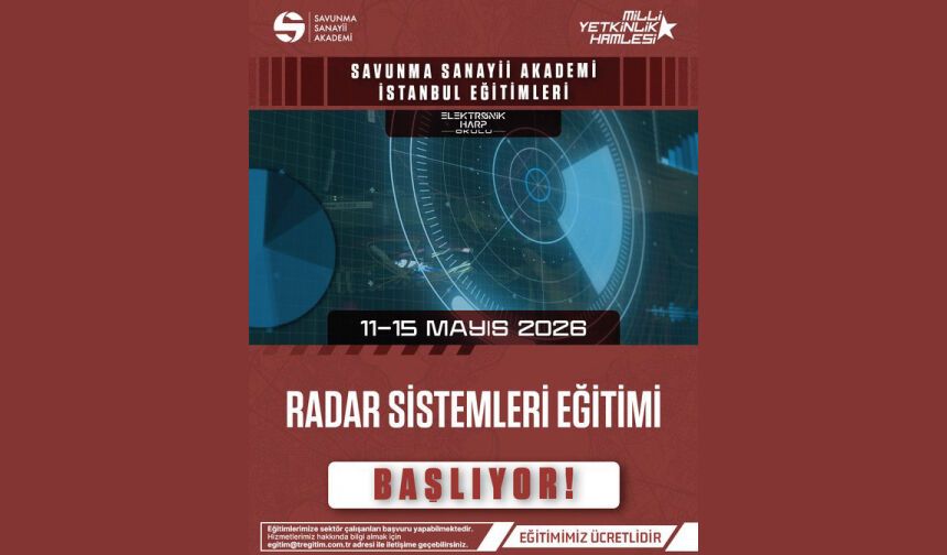 Radar Sistemleri Eğitimi Başlıyor!