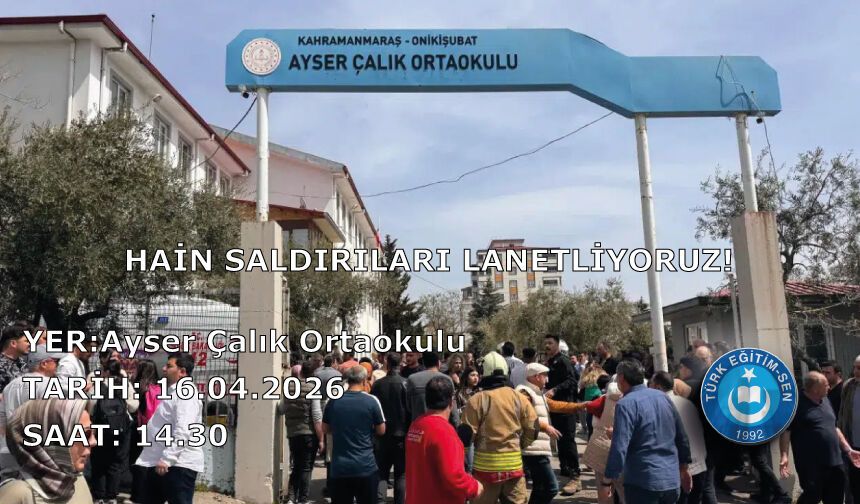 HAİN SALDIRILARI LANETLİYORUZ!