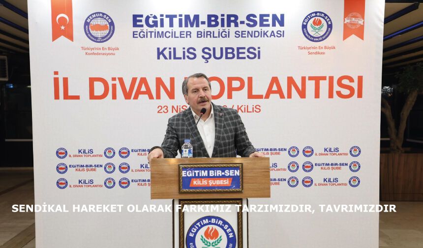 Sendikal Hareket Olarak Farkımız Tarzımızdır, Tavrımızdır