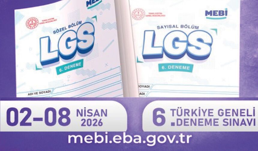 6. Türkiye Geneli Deneme Sınavı Yayında!