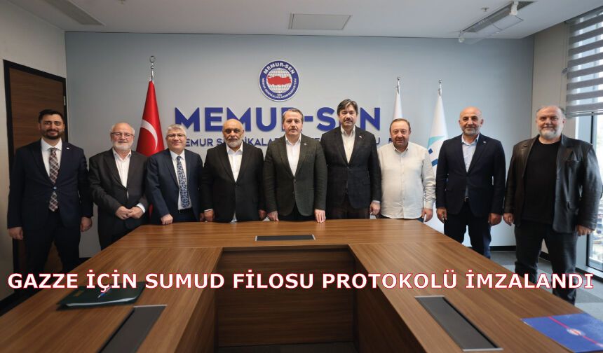 Gazze İçin Sumud Filosu Protokolü İmzalandı