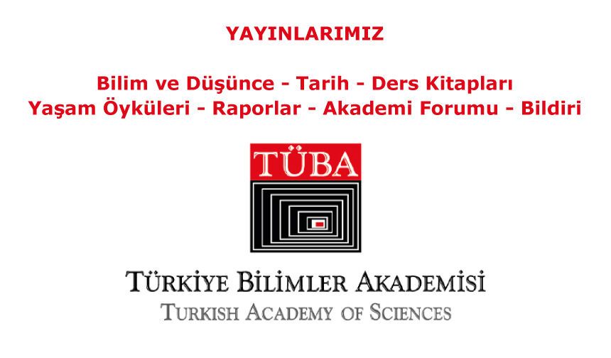 Türkiye Bilimler Akademisi TÜBA Yayınları