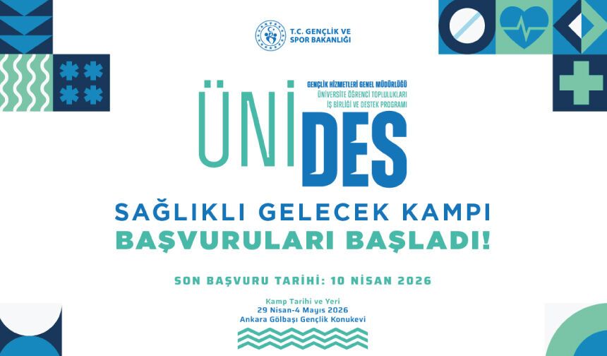 ÜNİDES Sağlıklı Gelecek Kampı Başvuruları Başladı!