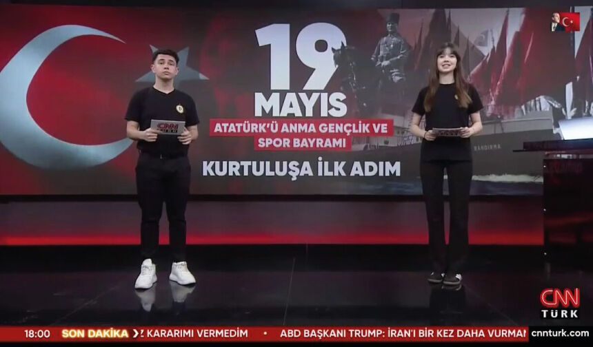 Öğrencilerimiz Remzi Efe Arslan ve Melis Yaman CNN Türk Ana Haber Bülteni'nde izleyicilerle buluştu