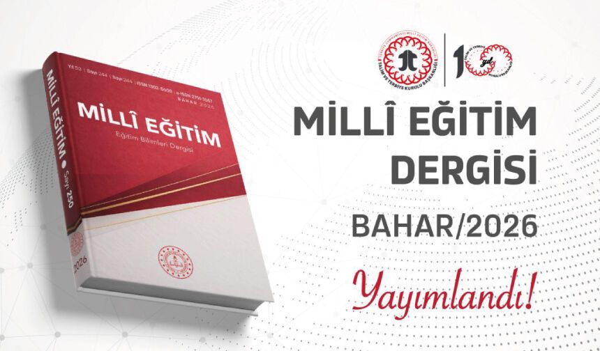 Millî Eğitim dergisinin 2026 Bahar sayısı