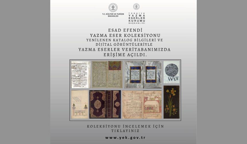 YAZMA ESERLERİMİZİN KATALOGLANMASI HIZLANDIRILDI