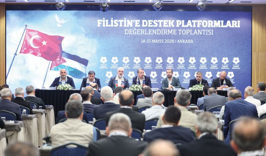Filistin’e Destek Platformları Değerlendirme Toplantısı Gerçekleştirildi