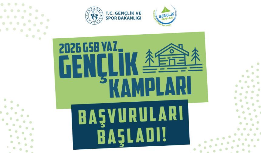 2026 GSB Yaz Gençlik Kampları Başvuruları Başladı!