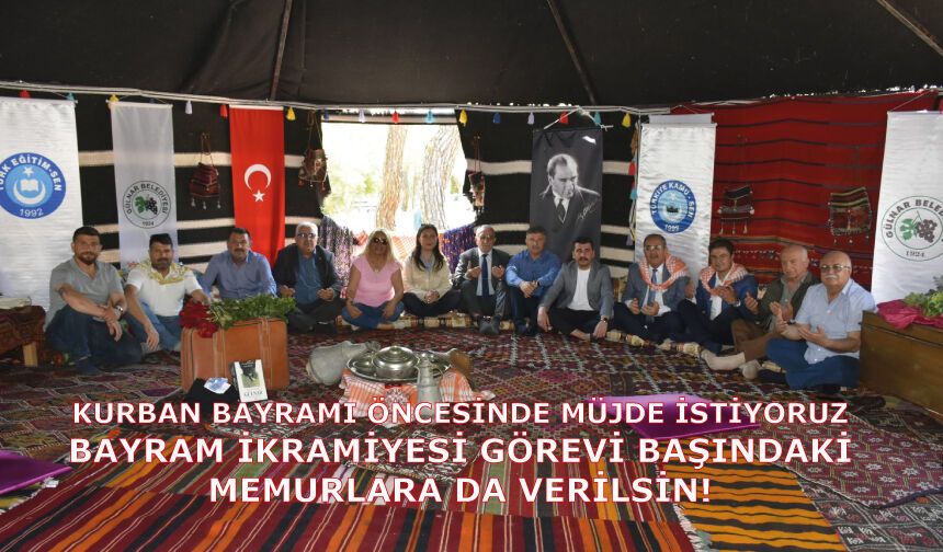Kurban Bayramı Öncesinde Müjde İstiyoruz. Bayram İkramiyesi Görevi Başındaki Memurlara Da Verilsin!