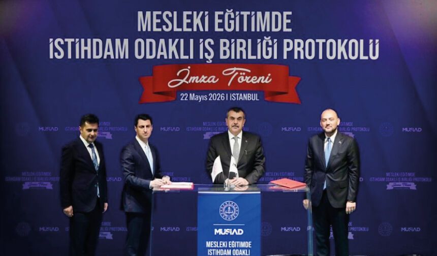 "Mesleki Eğitimde İstihdam Odaklı İş Birliği Protokolü" imzalandı