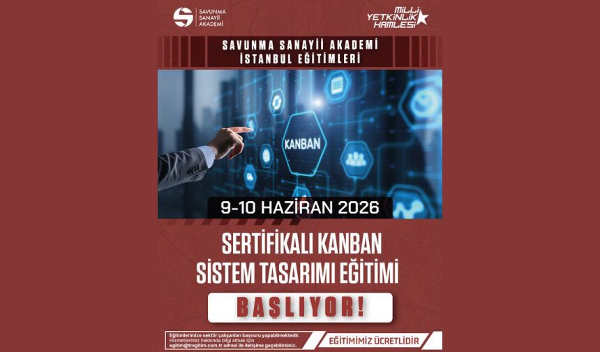 Sertifikalı Kanban Sistem Tasarımı Eğitimi Başlıyor!