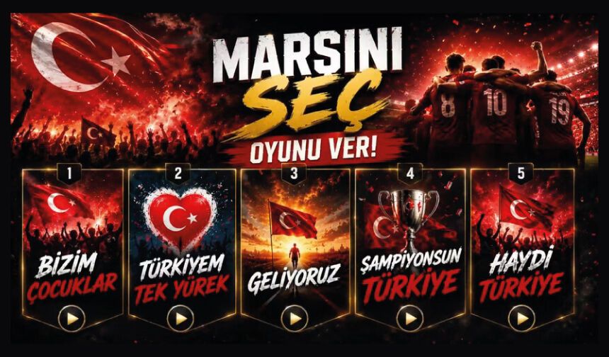 GÜZEL SANATLAR LİSELERİNİN HAZIRLADIĞI MİLLÎ TAKIM MARŞLARI, HALK OYLAMASINA SUNULDU