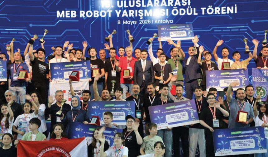 18. Uluslararası MEB Robot Yarışması sonuçları