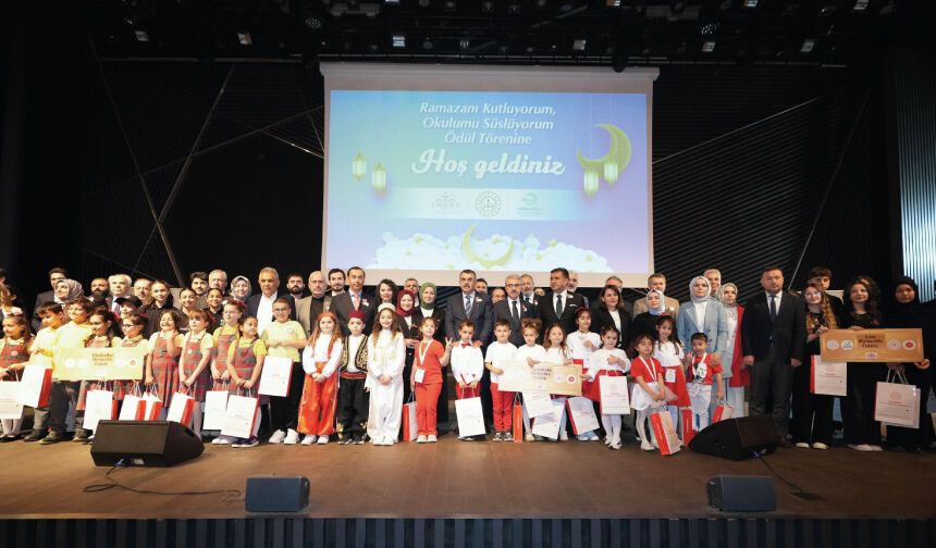 İstanbul'umuzda Ramazanı Kutluyorum, Okulumu Süslüyorum Projesi Ödül Töreni
