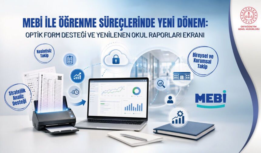 MEBİ İle Öğrenme Süreçlerinde Yeni Dönem: Optik Form Desteği Ve Yenilenen Okul Raporları Ekranı