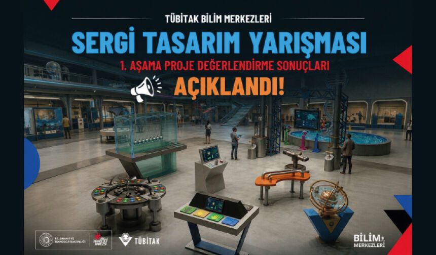TÜBİTAK Bilim Merkezleri Sergi Tasarım Yarışması 1. Aşama Sonuçları Açıklandı