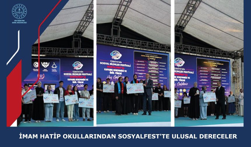 İmam Hatip Okullarından Sosyalfest'te Ulusal Dereceler