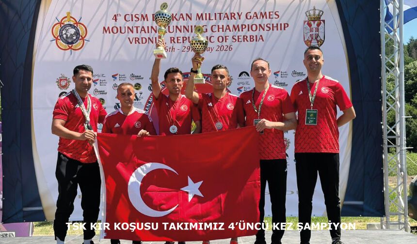 TSK Kır Koşusu Takımımız 4’üncü Kez Şampiyon