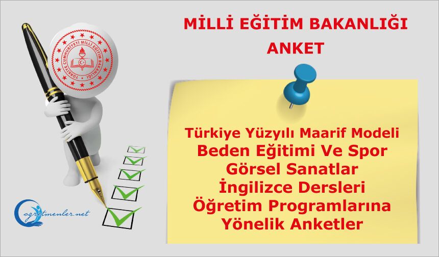 Beden Eğitimi Ve Spor, Görsel Sanatlar, İngilizce Dersleri Öğretim Programlarına Yönelik Anketler