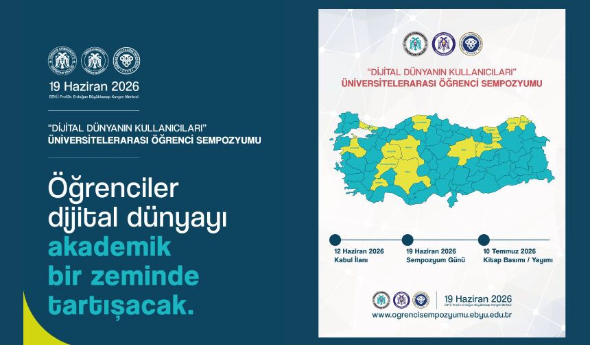 "Dijital Dünyanın Kullanıcıları" Üniversitelerarası Öğrenci Sempozyumu