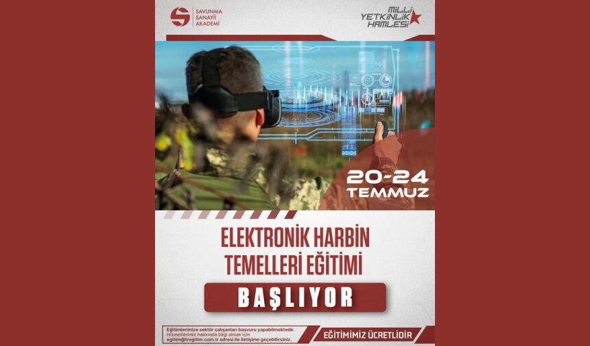 Elektronik Harbin Temelleri Eğitimi Başlıyor!