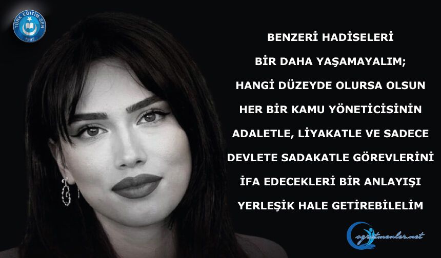 Her bir kamu yöneticisinin adaletle, liyakatle ve sadece devlete sadakatle görevlerini ifa edecekleri bir anlayış